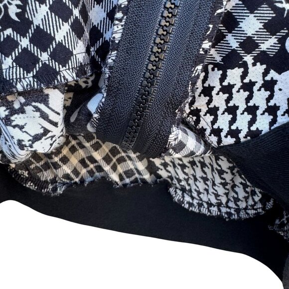 Cherisa Vintage 80s Womens Oversized Patchwork Patterned Retro Bomber Jacket 1X - Picture 4 of 9